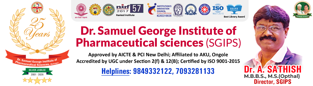 Dr. Samuel George Institute of Pharmaceutical Sciences